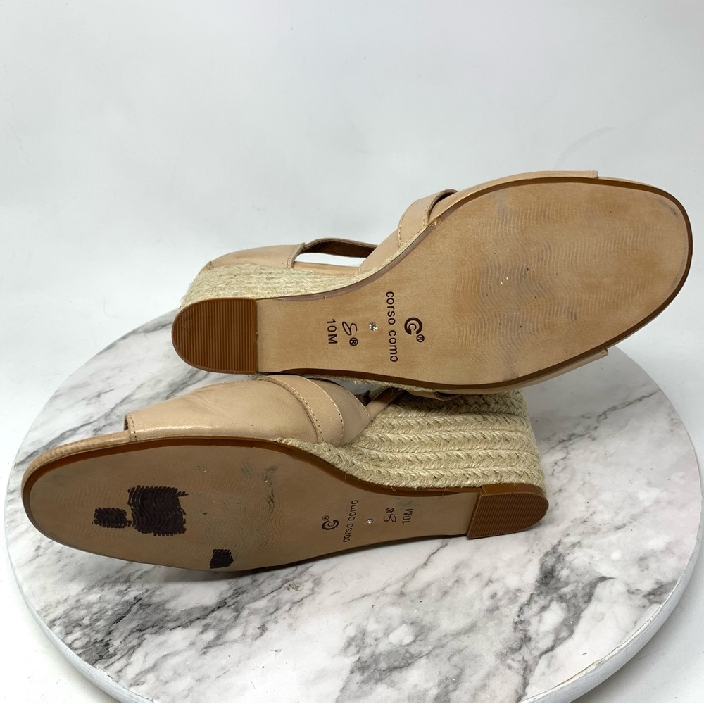 Corso Como Hello Ankle Strap Open Toe Leather Esp… - image 8